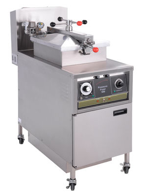 Electric 4HD Commercial Mechanical Panel Chicken Pressure Fryer With Auto Filtration