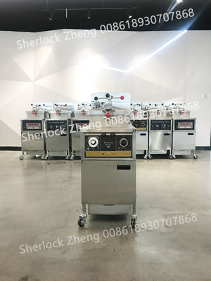 Electric 4HD Commercial Mechanical Panel Chicken Pressure Fryer With Auto Filtration