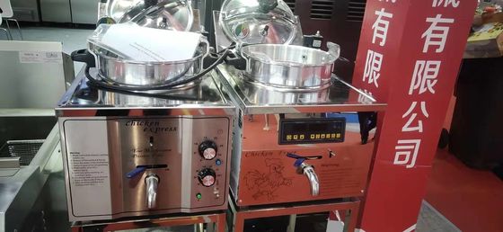 Digital Panel 16L 3KW 220V/110V Chicken Express Counter Top Pressure Fryer