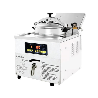 Digital Panel 16L 3KW 220V/110V Chicken Express Counter Top Pressure Fryer