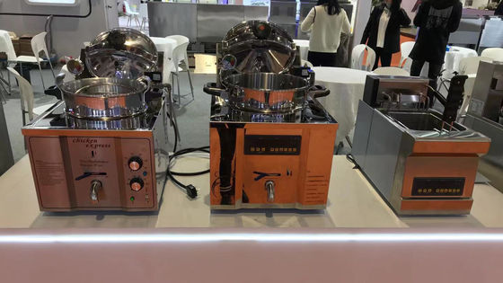 Digital Panel 22L 3.5KW 220V Chicken Express Table Top Counter Top Pressure Fryer