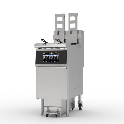 14.3kw Power Touchscreen Smart panel 380V/50hz~60hz with oil filter Commercial Electric Open Fryer