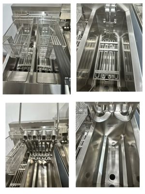 14.3kw Power Touchscreen Smart panel 380V/50hz~60hz with oil filter Commercial Electric Open Fryer