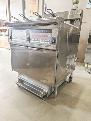 28.6kw Double Tank Big Capacity Digital Computer Panel Electric&gas Chips Open Fryer Machine