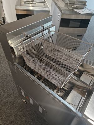 Two Pots Two Baskets 13L*2 Small Capacity Save Oil Electric Open Fryer With Oil Filtration