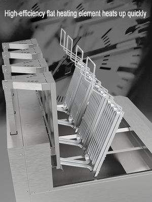 Auto Lift 4 pots 4 baskets Digital Computer Panel Electric open Fryer Commercial Frying Equipment