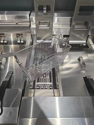 Auto Lift Two Pots Two Baskets 13L*2 Capacity With Oil Filtration Electric Chips Oil Open Fryer