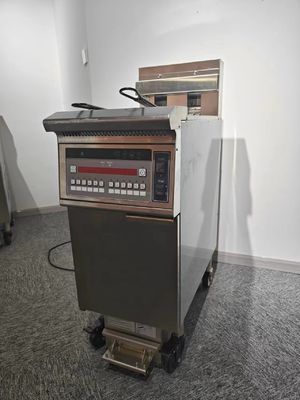 One Pot Two Baskets 26L 14KW 380V With Oil Filtration Electric Open Deep Fryer