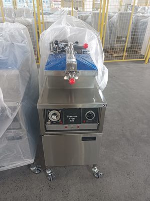 Mechanical Panel 304 SUS Gas Heating Chicken Pressure Fryer With Oil Filtration