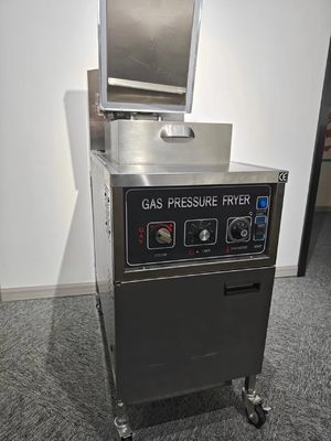 Mechanical Panel 304 SUS Gas Heating Chicken Pressure Fryer Without Oil Filtration