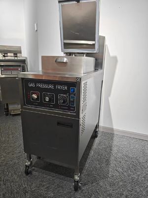 Mechanical Panel 304 SUS Gas Heating Chicken Pressure Fryer Without Oil Filtration