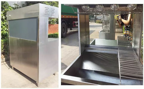 60cm 100cm Width French Fries Chips Display Warmer 304SUS Material