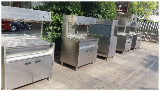 60cm 100cm Width French Fries Chips Display Warmer 304SUS Material