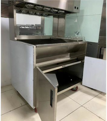 60cm 100cm Width French Fries Chips Display Warmer 304SUS Material