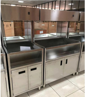 60cm 100cm Width French Fries Chips Display Warmer 304SUS Material