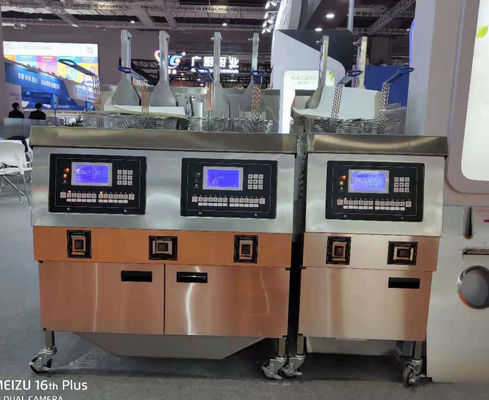 High Efficiency Easy Operate Big Capacity Electric  With Oil Filtration Commercial Chips Open Fryer