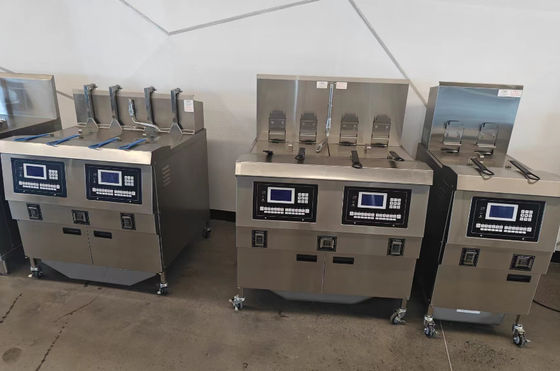 304SUS Gas Chips Commercial Open Deep Oil Fryer