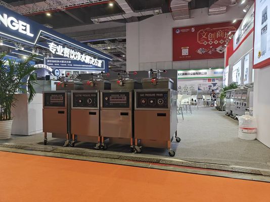 Compute Panel Gas Heating 4HD Broast Frying Machine Chicken Pressure Fryer