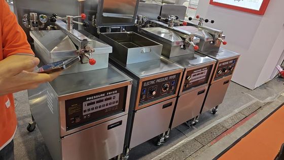 Compute Panel Gas Heating 4HD Broast Frying Machine Chicken Pressure Fryer