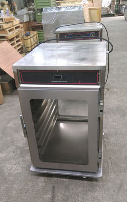 7 Trays Electric Glass Door Two Side Open Commercial Food Warmer Holding Cabinet