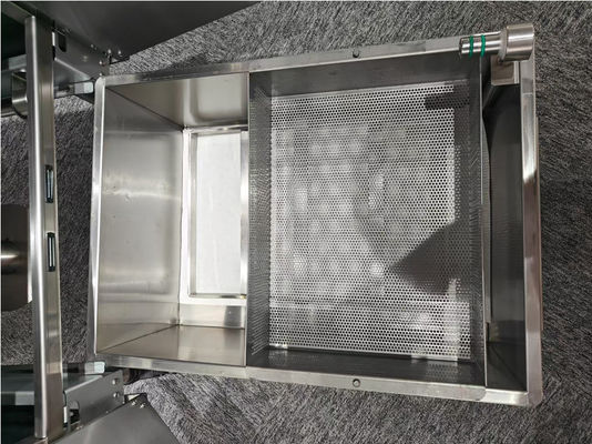 electric two pots 3 baskets 21.5L+11.6L with oil filter system chips open deep fryer