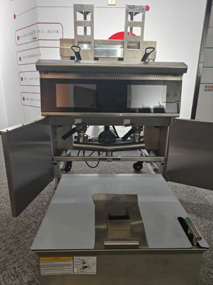 Touchscreen Smart Panel Auto Lift Filtration Two Pots Four Baskets 304SUS Electric Gas Open Chips Fryer