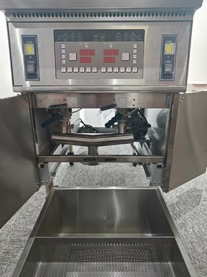 21.4KW Double Tank 11.6L+21.5L Digital Computer Panel Electric Chips Open Fryer Machine