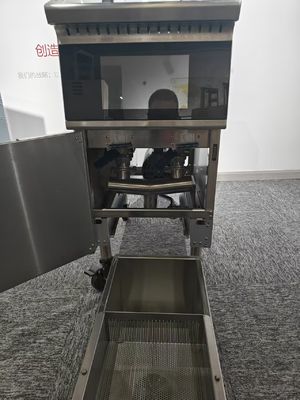 14.3kw 380V Touchscreen Smart Panel With Oil Filter System Electric Open Fryer