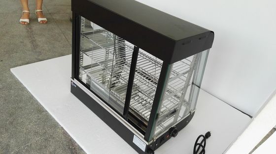 Electric Glass Door Food Warmer Holding Cabinet