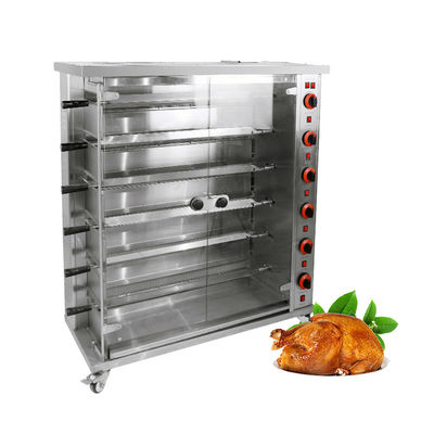 Commercial Electric & Gas Chicken Roaster Rotisserie Grill Machine Roast Chicken Machine