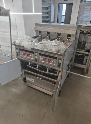 Professional Digital Computer Panel 4 Tank 4 Baskets 28KW 304SUS Electric Chips Open Fryer