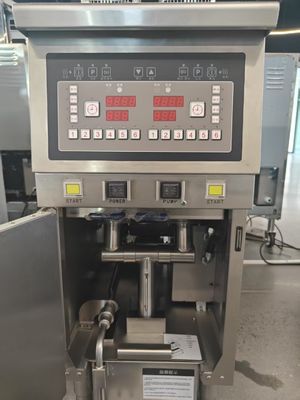 Two Pots Two Baskets 7.5L*2 Small Capacity 14kw Save Oil Electric Open Fryer With Oil Filtration