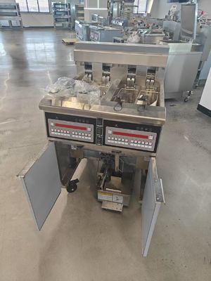 304SUS Factory Direct Sell Two Tanks Four Baskets Digital Panel Electric & Gas Open Fryer