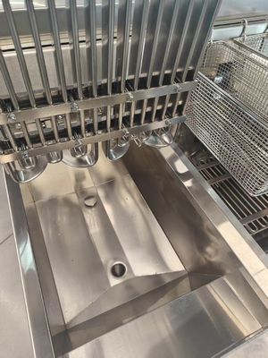 304SUS Factory Direct Sell Two Tanks Four Baskets Digital Panel Electric & Gas Open Fryer