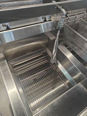 Deep Fryer Machine 2 Pot Gas Chips Oil Open Fryer