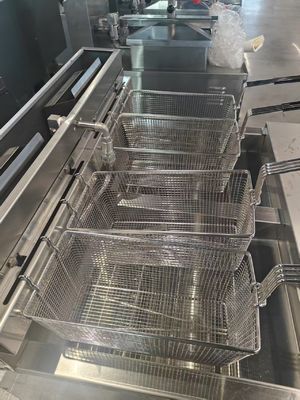 Deep Fryer Machine 2 Pot Gas Chips Oil Open Fryer