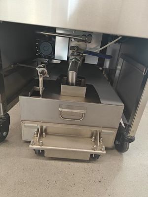 304SUS 17KW 380V Digital Computer Panel Batch Fryer Industrial 8HD Electric Open Deep Fryer