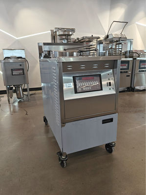 6HD Electric 12KW 380V 28L 6 Fry Tray Big Productivity Round Auto Lift Broaster Chicken Pressure Fryer