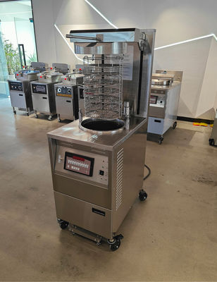 6HD Electric 12KW 380V 28L 6 Fry Tray Big Productivity Round Auto Lift Broaster Chicken Pressure Fryer