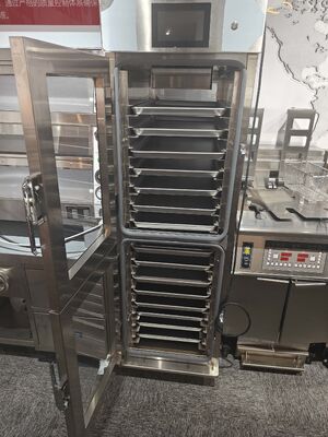 HHC-980L Touch Panel Commercial Food Warmer Holding Cabinet 15 Trays Vertical Warming Showcase 