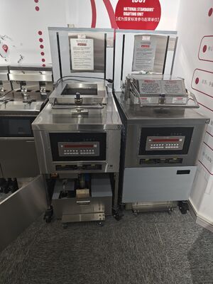 OFG-5910 8HD Gas Digital Computer Panel 55L 5 Fry Tray Big Productivity Open Deep Fryer