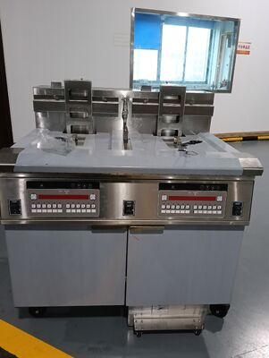 OFG-H226 Two Pot Two Big Basket Auto Lift Big Capacity Digital Computer Panel Gas Chips Open Fryer