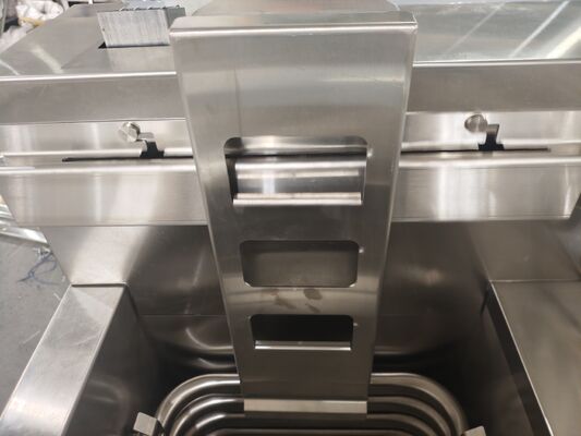 OFG-H226 Two Pot Two Big Basket Auto Lift Big Capacity Digital Computer Panel Gas Chips Open Fryer
