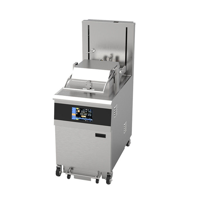High Productivity Smart Touch Panel PFE-2000 With 55L Capacity And 17KW Power Electric Pressure Fryer