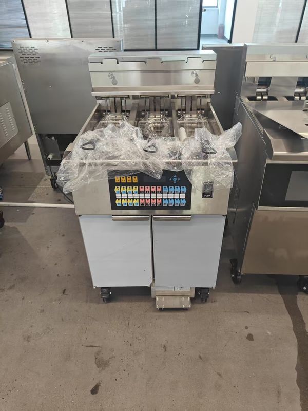 3 Pots 3 Baskets 21KW Electric Digital Open Fryer