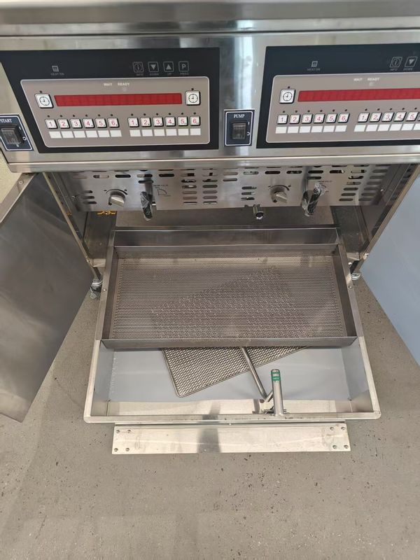 Deep Fryer Machine 2 Pot Gas Chips Oil Open Fryer