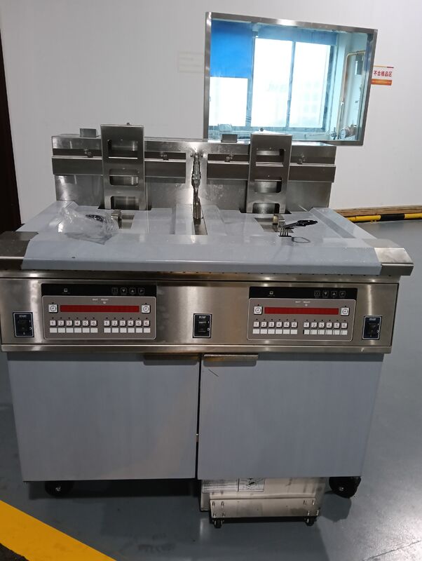 OFG-H226 Two Pot Two Big Basket Auto Lift Big Capacity Digital Computer Panel Gas Chips Open Fryer