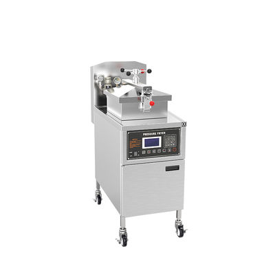LCD Panel Electric Commercial Vertical With Filtration Chicken Pressure Fryer