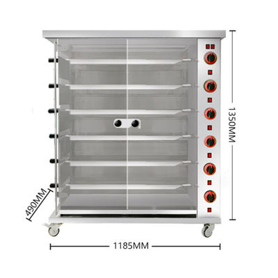 Commercial Electric & Gas Chicken Roaster Rotisserie Grill Machine Roast Chicken Machine