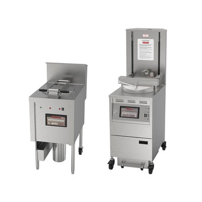 6HD Electric 12KW 380V 28L 6 Fry Tray Big Productivity Round Broaster Chicken Pressure Fryer